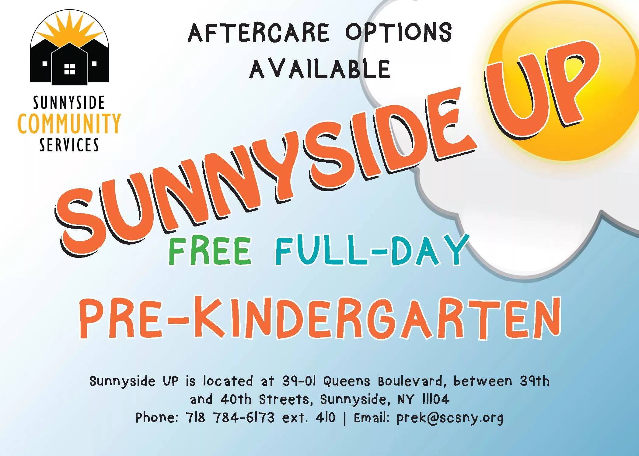 Enroll now for Free Pre-K Programs in September