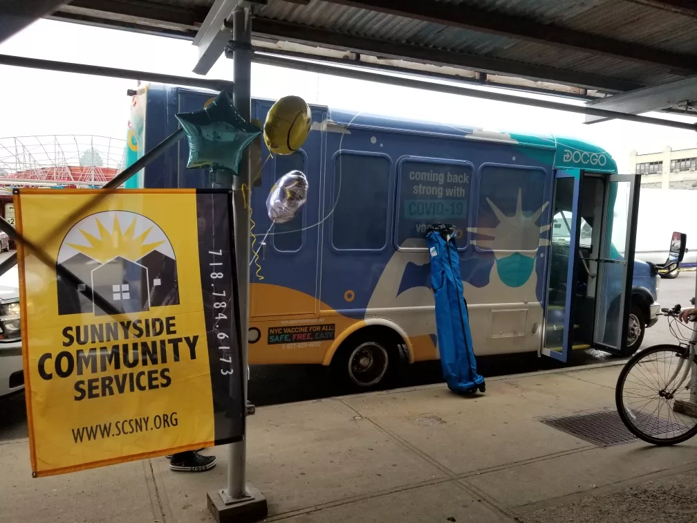 100 New Yorkers Vaccinated at Mobile Vaccine Van