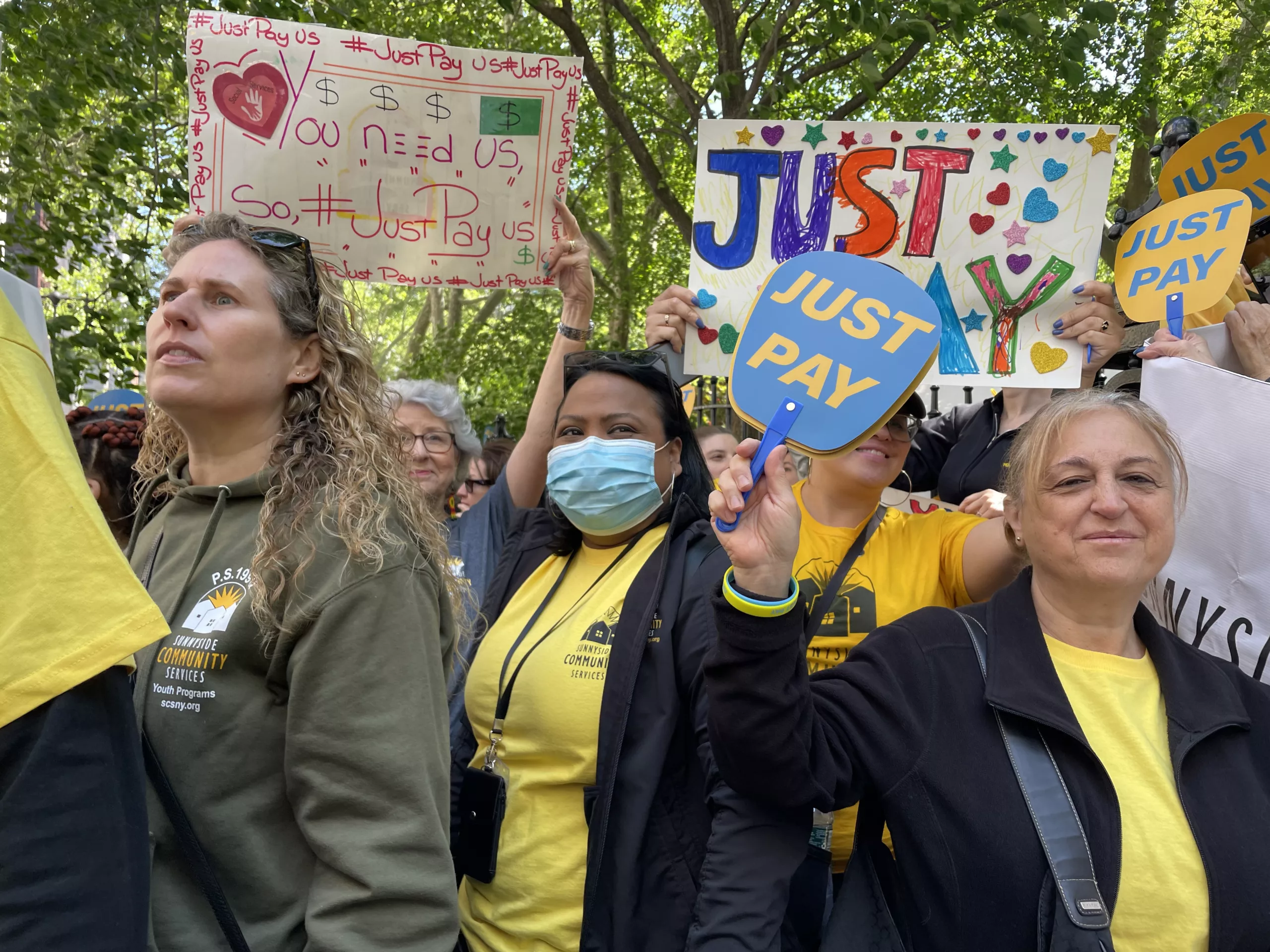 Rally for Fair Pay for Human Services Workers